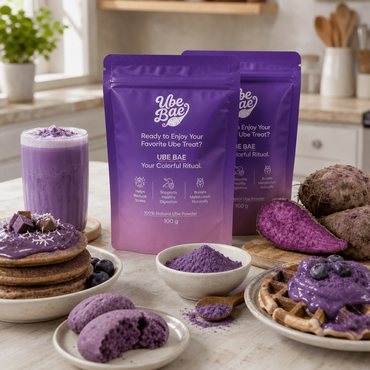 Ube Bae ube powder with ube recipes