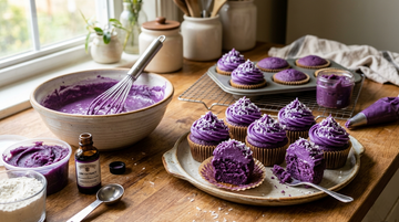 Ube Cupcakes
