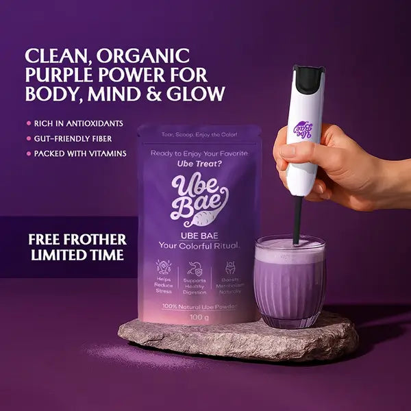 Organic ube powder purple yam superfood